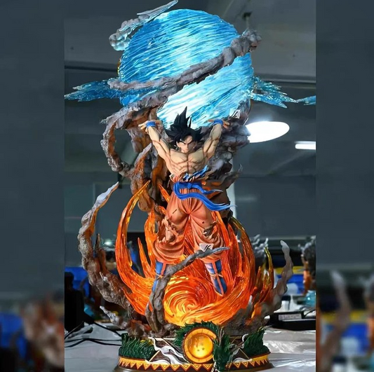 Dragon Ball Goku Spirit Bomb Statue