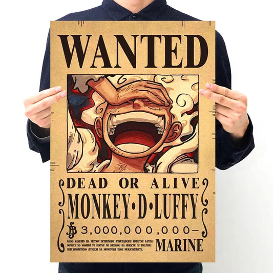 One Piece Wanted Posters(Sticker)