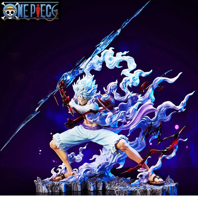 One Piece Sun God Nika Luffy Gear 5 Statue