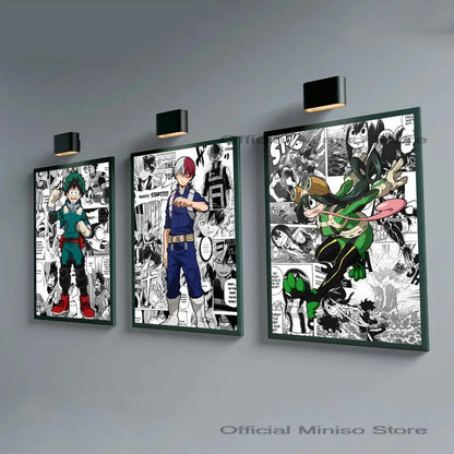 My Hero Academia Anime Poster Waterproof Paper