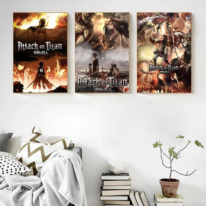 Anime Attack on Titan Poster Waterproof Paper